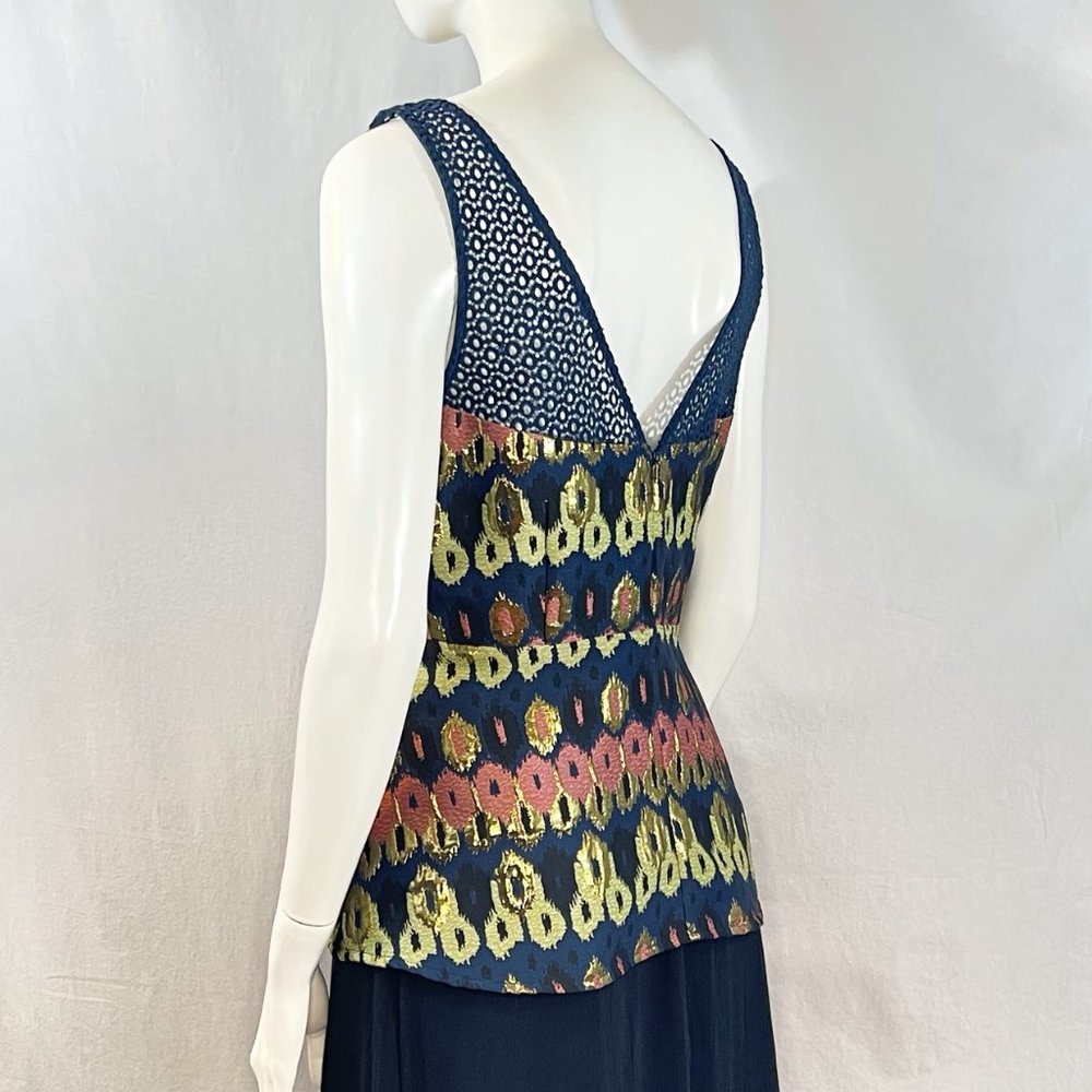 Peplum Top With Metallic Accent | Anthropologie (NWT) - Picture 3 of 7